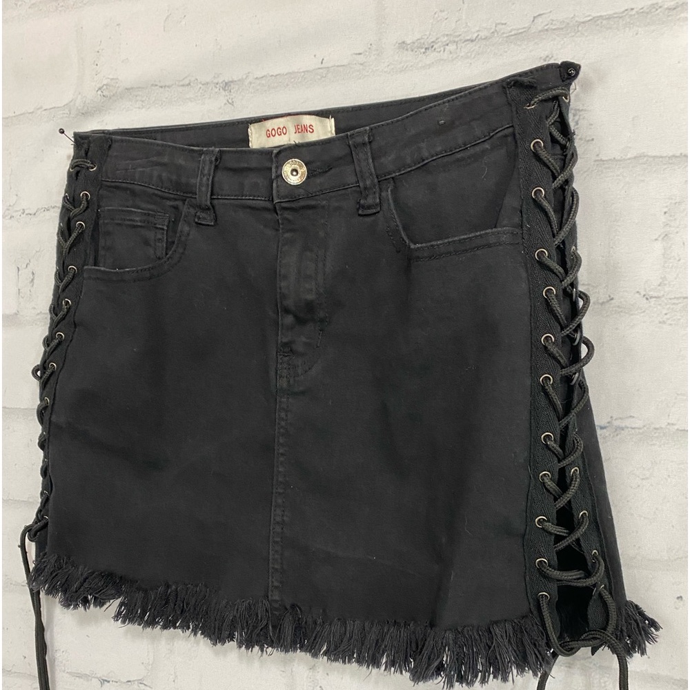 Side Lace Up Skirt